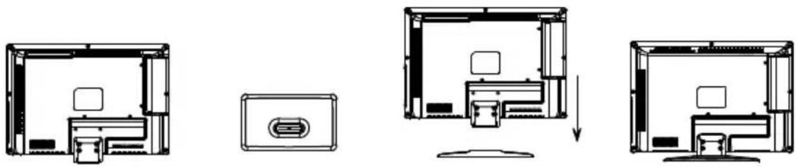 MEDION LIFE P12070 (MD 21296) - Bevestiging van de LCD-TV voet - 1
