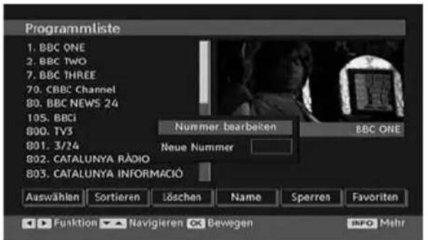 MEDION LIFE P14010 (MD 30314) - Verschieben von Kanälen in der Kanalliste - 1
