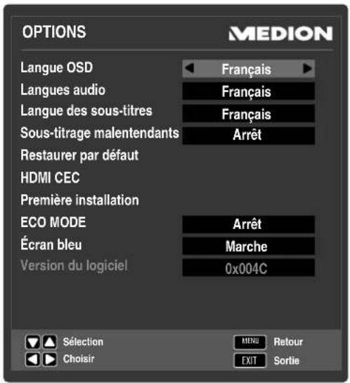 MEDION LIFE P18107 (MD 31161) - 7.3.5.MenuOPTIONS - 1