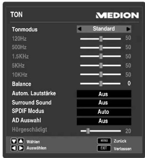 MEDION LIFE P18107 (MD 31161) - Menu TON - 1