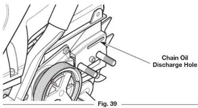 REMINGTON RM4618 - Lubricating the Guide Bar Sprocket Tip - 2