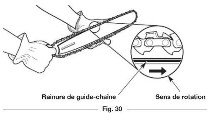 REMINGTON RM4618 - Installation du guide-chaîne et de la chaîne - 2