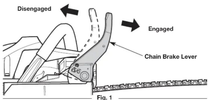 REMINGTON RM4618 - ADJUSTING THE CHAIN TENSION: INITIAL USE - 1