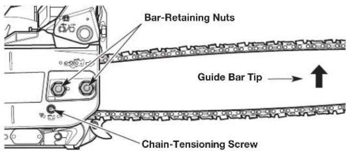 REMINGTON RM4618 - ADJUSTING THE CHAIN TENSION - 6