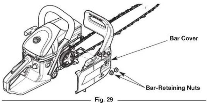 REMINGTON RM4618 - MAINTAINING THE SAW CHAIN - 1