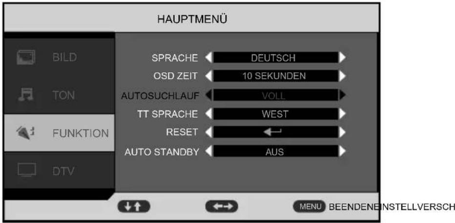 MEDION LIFE P73020 (MD 83656) - Menü FUNKTION - 1