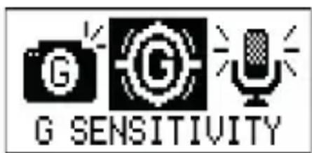 MEDION S89038 (MD 87156) - Indstilling af følsomhed for G-sensor (G Sensitivity) - 1