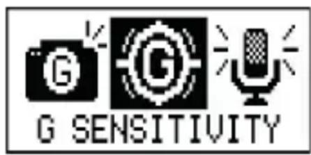 MEDION S89038 (MD 87156) - Régler la sensibilité du capteur G-Shock (G Sensitivity) - 1