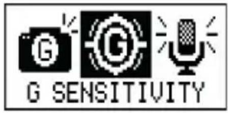 MEDION S89038 (MD 87156) - Gevoeligheid van de G-sensor instellen (G Sensitivity) - 1