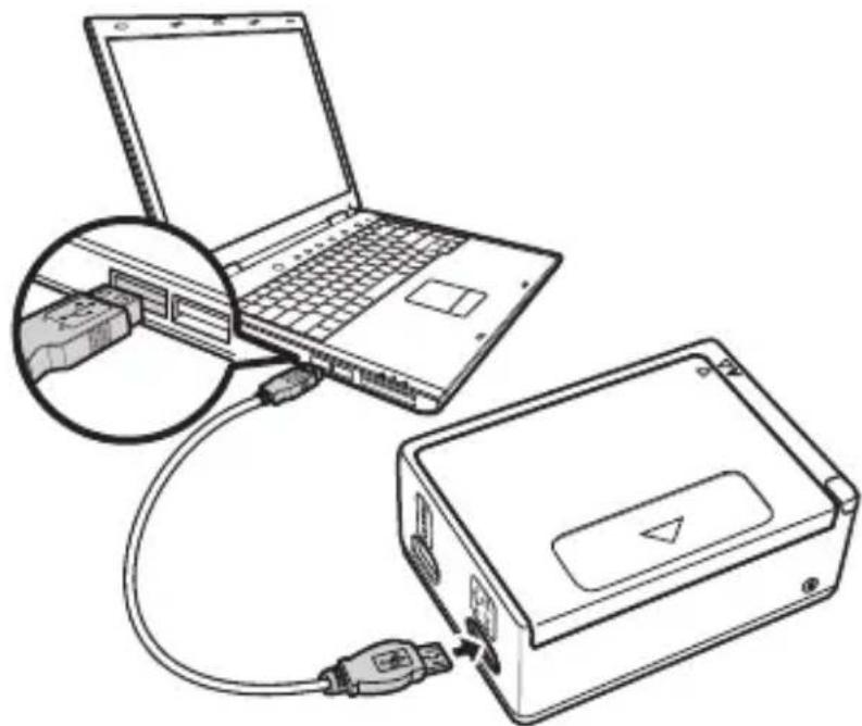 MEDION S89038 (MD 87156) - Verbinding met een pc - 1