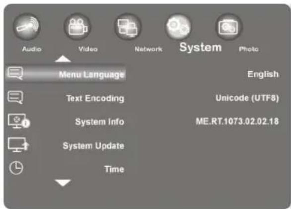 MEDION E85016 (MD 86209) - Menuen "System" - 1