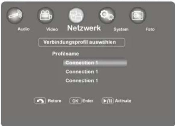 MEDION E85016 (MD 86209) - Profile name (sélectionner le profil de connexion) - 1