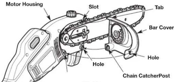 REMINGTON RM1035P - MAINTAINING THE SAW CHAIN - 4