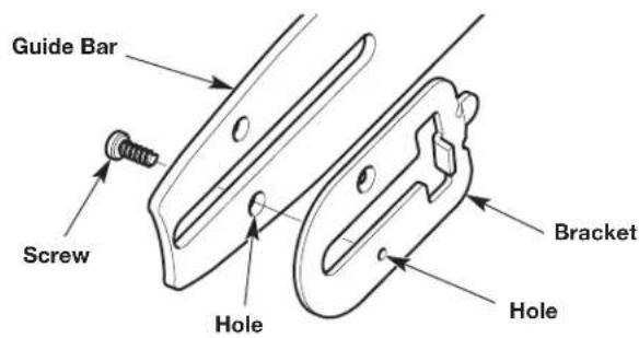 REMINGTON RM1035P - Installing the Guide Bar and Saw Chain - 1