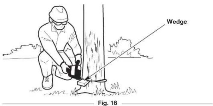 REMINGTON RM1035P - Step 3: Making the Felling Back Cut - 5