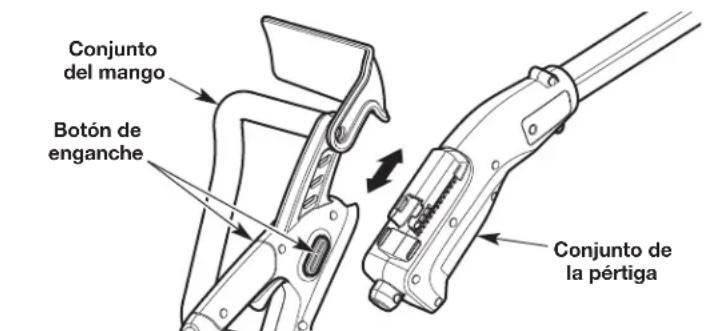 REMINGTON RM1035P - ENSAMBLE DE LA UNIDAD COMO MOTOSIERRA - 3