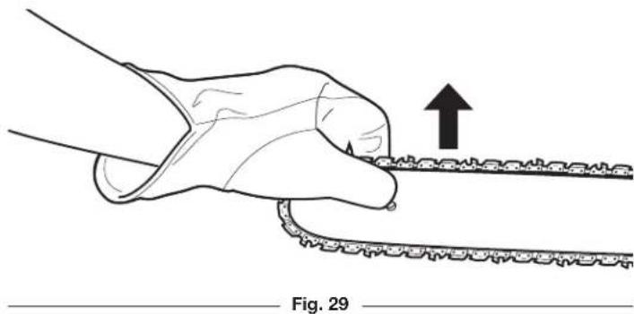 REMINGTON RM1035P - ADJUSTING THE CHAIN TENSION - 8