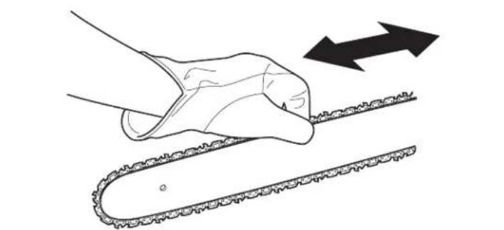 REMINGTON RM1425 - ADJUSTING THE CHAIN TENSION - 9