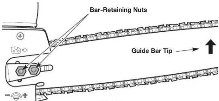 REMINGTON RM1425 - ADJUSTING THE CHAIN TENSION - 6