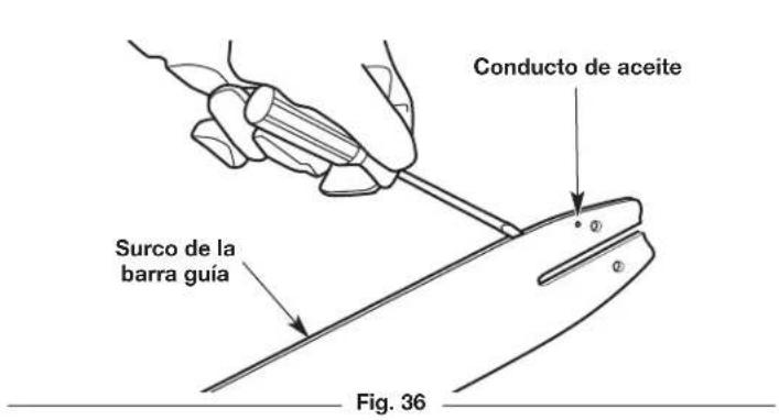 REMINGTON RM1425 - MANTENIMIENTO DE LA BARRA DE GUÍA - 2