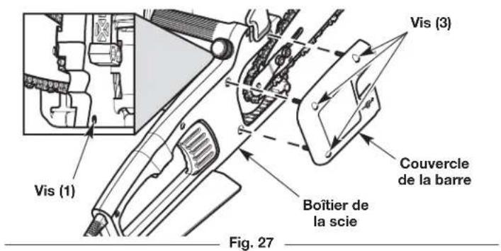 REMINGTON RM1425 - Installation du guide-chaîne et de la chaîne - 1