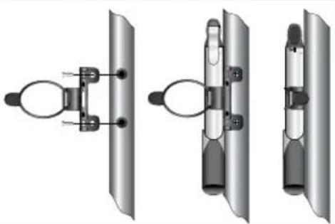 CRIVIT IAN 64305 - Montage des Halters: - 1