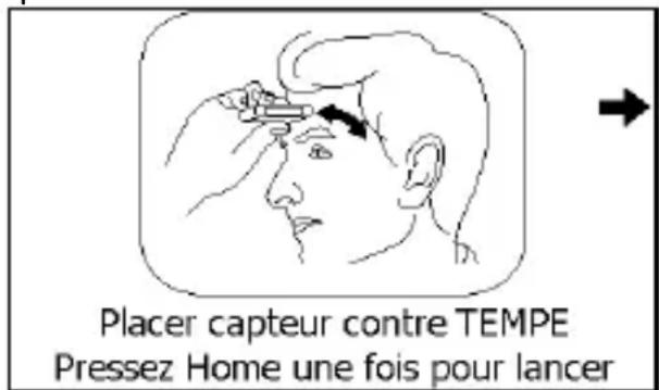 THOMSON CheckMe Pro - Eectuer la mesure de la température - 1