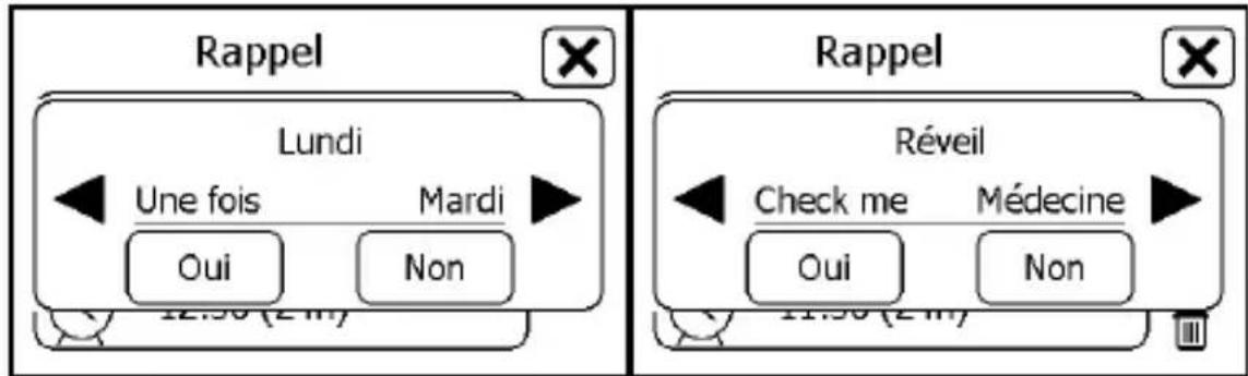 THOMSON CheckMe Pro - Pour ajouter un rappel : - 2