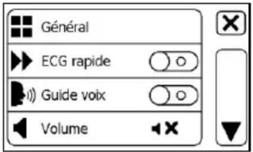 THOMSON CheckMe Pro - Ouvrir le menu des réglages - 1