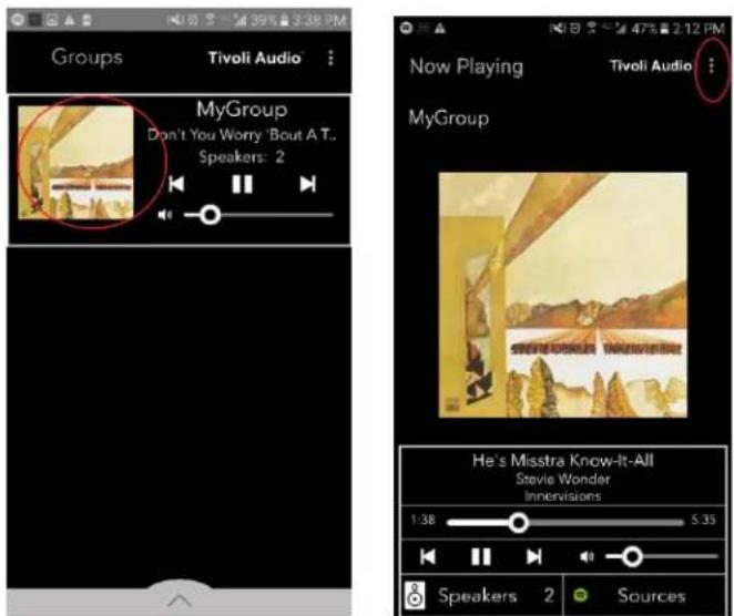 TIVOLI AUDIO Cube - Ajustes de configuración de grupo – Supresión de un grupo de altavoces - 1