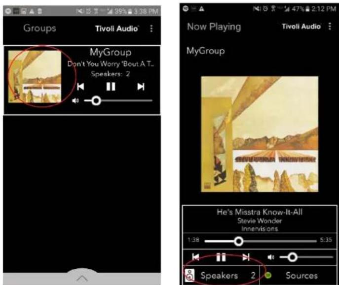 TIVOLI AUDIO Cube - Ajustes de configuración de grupo – Asignación del nombre del grupo - 1