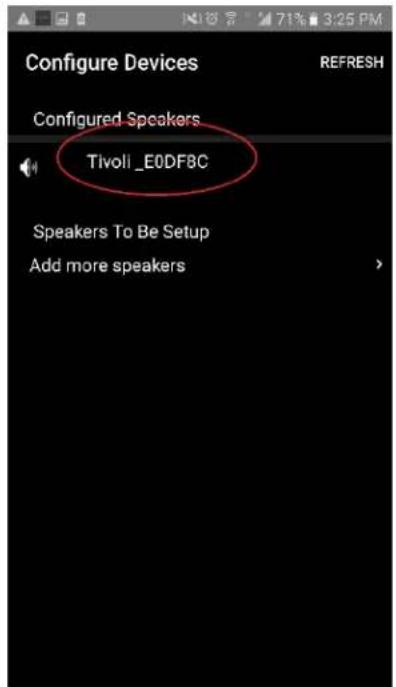 TIVOLI AUDIO Cube - Indstilling af højttalerkonfiguration – Navn - 2