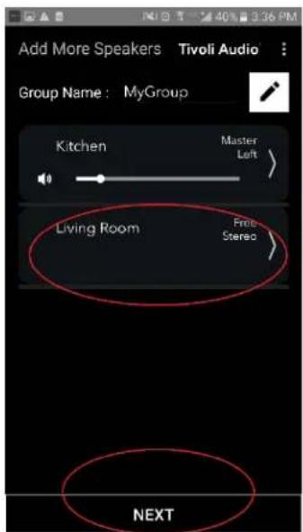 TIVOLI AUDIO Cube - Group Configuration Settings – Adding/Dropping Speakers - 3