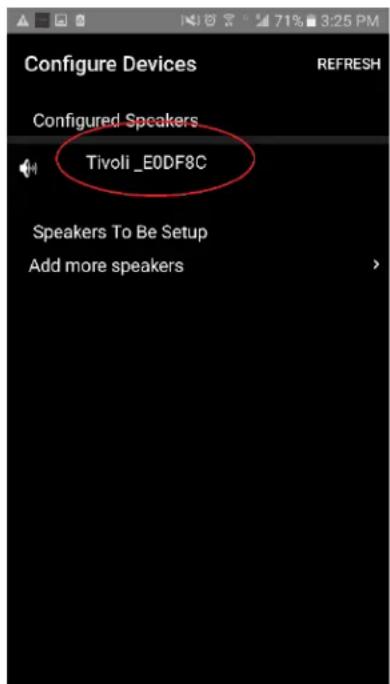 TIVOLI AUDIO Cube - Ajustes de configuración de altavoces - Nombre - 2