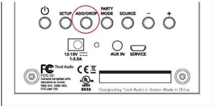 TIVOLI AUDIO Cube - Botón Añadir/Suprimir - 1