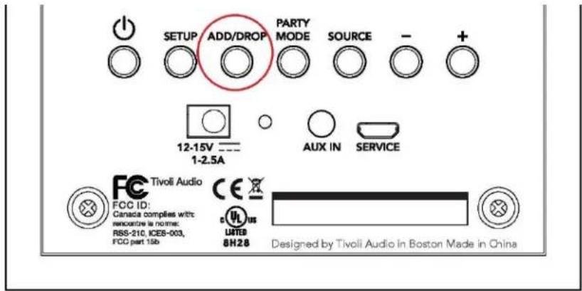 TIVOLI AUDIO Cube - Add/Drop Button - 1