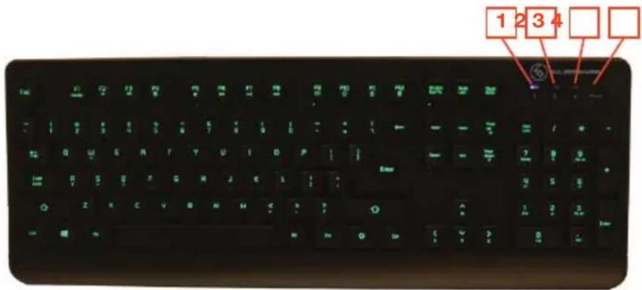 IOGEAR IKON GKB703L - Clavier - Vue Avant - 1