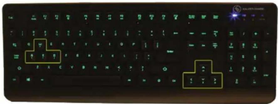 IOGEAR IKON GKB703L - WASD Key Swap - 1