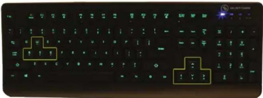 IOGEAR IKON GKB703L - Changement des touches WASD - 1