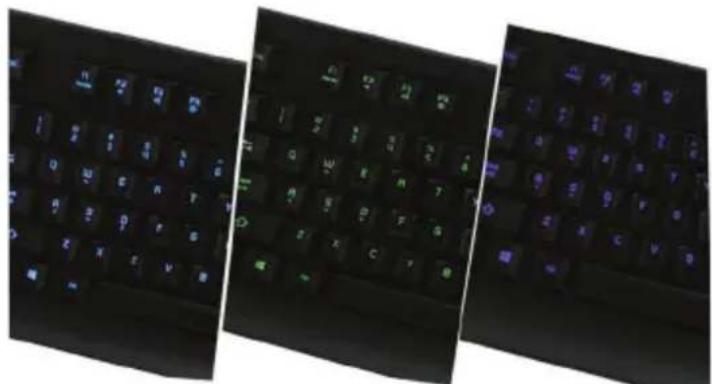 IOGEAR IKON GKB703L - LED Backlight Functions - 1