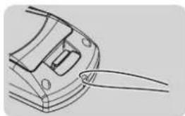 PANASONIC PTFW100NTU - Attaching a hand strap - 1
