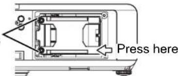 PANASONIC PTFW100NTU - - Removing and replacing the lamp unit - 4
