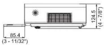PANASONIC PTFW100NTU - Dimensions - 2