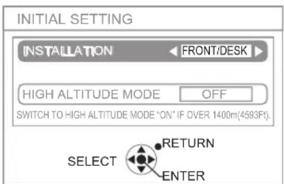 PANASONIC PTST10U - INITIAL SETTING - 3