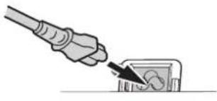 PANASONIC PTST10U - Install the "power cord secure lock" Detach the "power cord secure lock" - 1