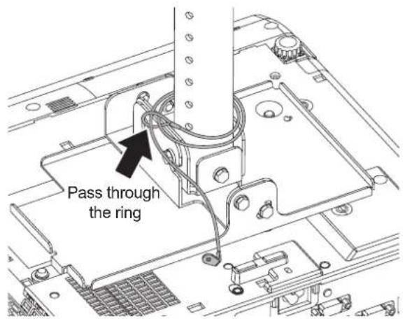 PANASONIC PTST10U - INSTALLING THE SAFETY CABLE - 2