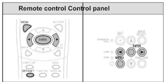 PANASONIC PTST10U - DISPLAY OPTION MENU - 1