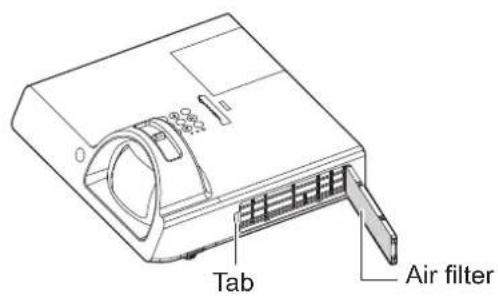 PANASONIC PTST10U - Air filter - 1