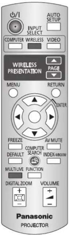 PANASONIC PTLB75U - Operating range - 1
