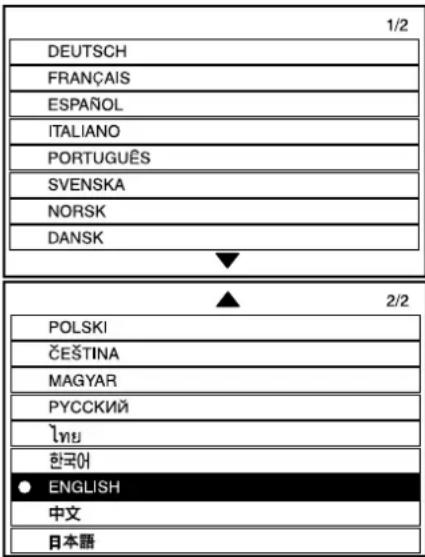 PANASONIC PTLB75U - LANGUAGE - 1